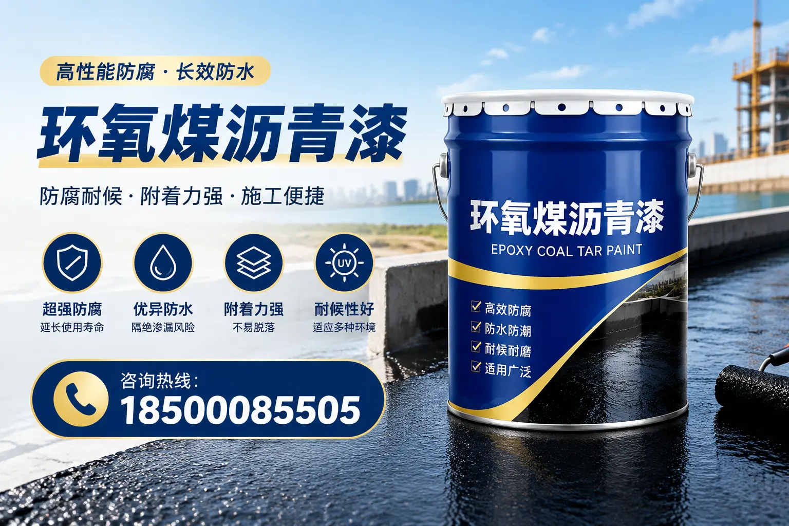 环氧煤沥青漆的优势与应用解析,适合内江企业选择